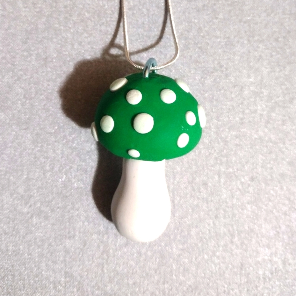 Mushroom necklace